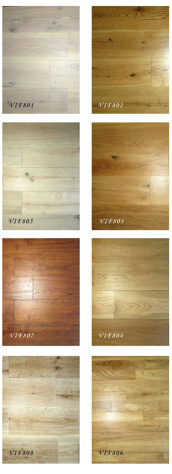 American White Oak Solid Wood Floor,Click System ABCD Style