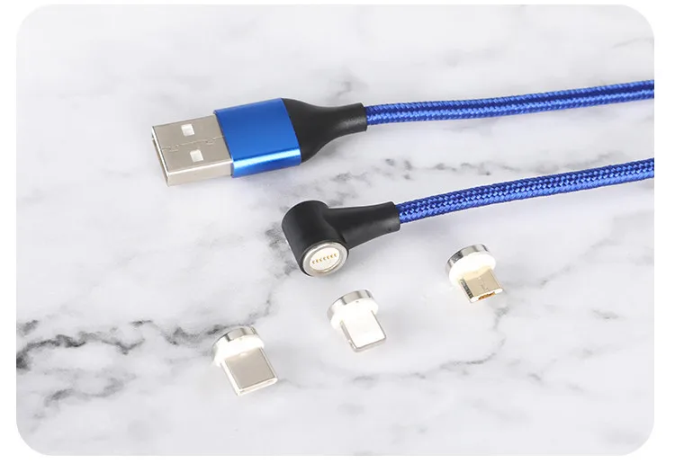 3 in 1 replacement magnet L head usb 3a quick charge magnetic data cable for wholesale - ANKUX.COM