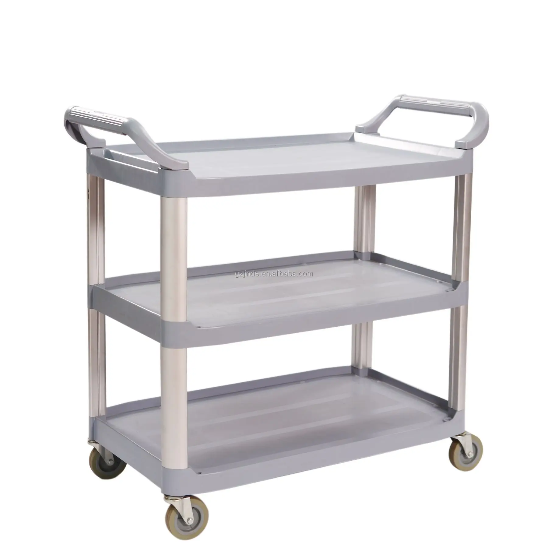 Commercial Hotel Restaurant Dining Hand 3 Tier Shelf Plastic Utility ...