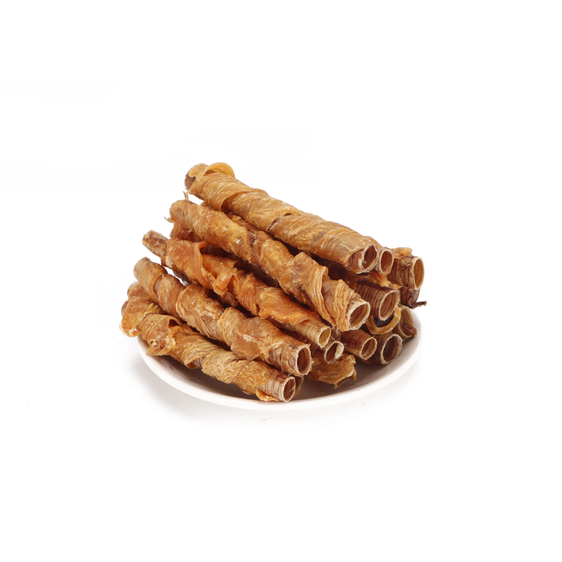 Chicken Roll Goose Throat Adult Pet Snacks Crisp Molar Teeth Cleaning Supplemental Nutrition Customized Shandong Model D12 factory