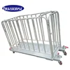 factory 1t 3t 5t 10 t Cattle Cow Weighing Scale with fence four wheels