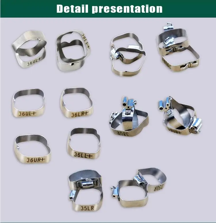 Orthodontic Premolar Bands First Molar Convertible Dental Molar Bands
