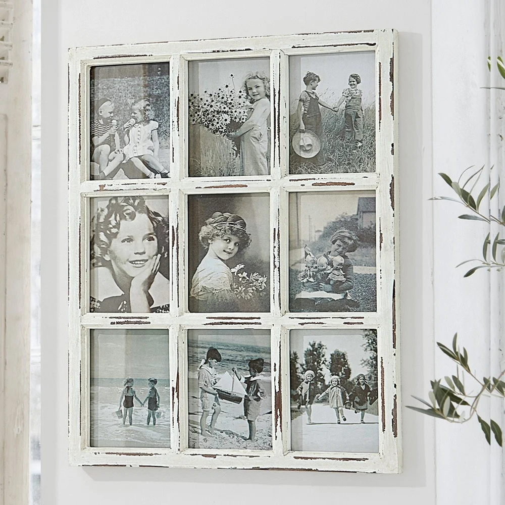 Wholesale Rustic Custom White Wall Picture Photo Frame,Vintage Bulk