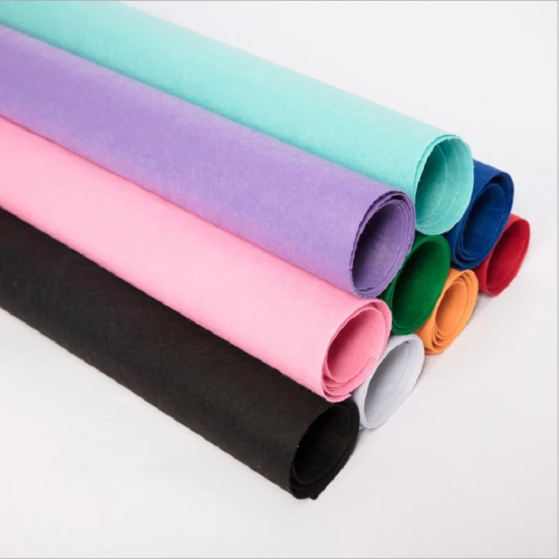 factory supply customized size recycle polyester non woven felt