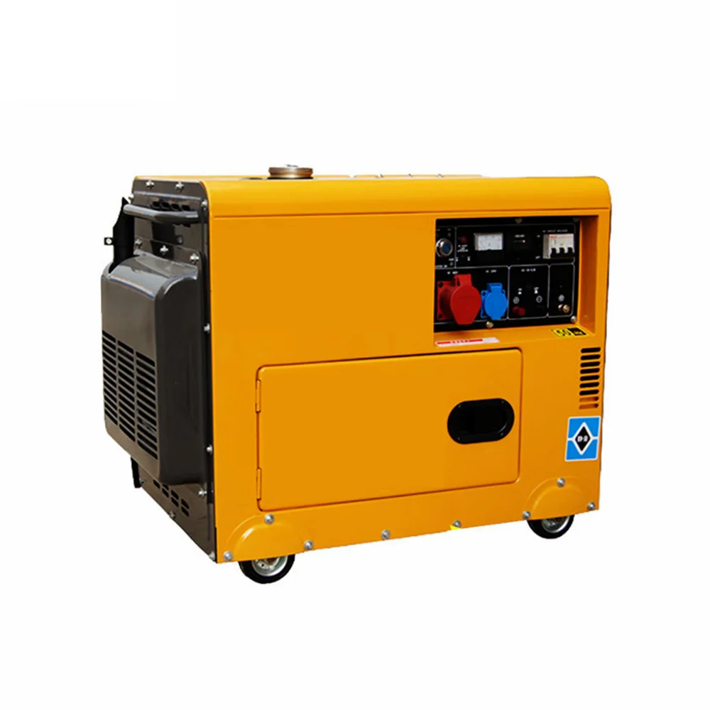 Wholesale Home Use 220V Silent And Diesel Generator Emergency Power 6kw Diesel Generator