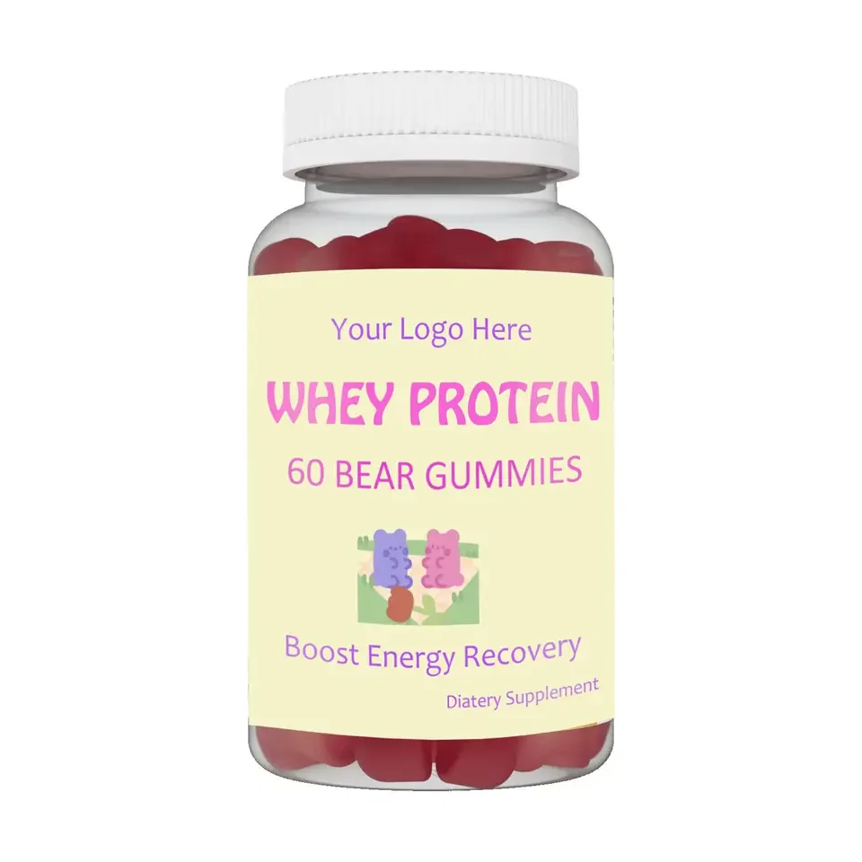 Wholesale Whey Protein Gummies 60 Gummies Health Supplement Private