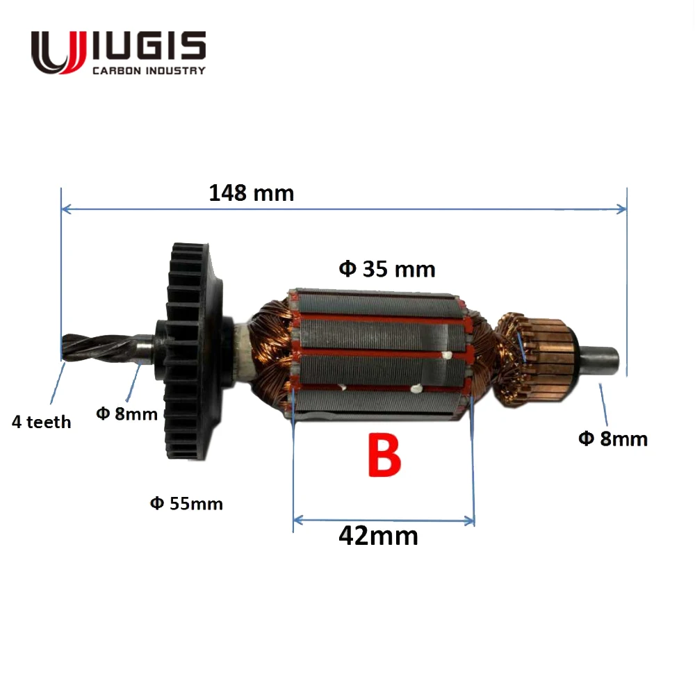 All Kinds Armature Rotors for DC Motor Products from Shanghai IUGIS ...