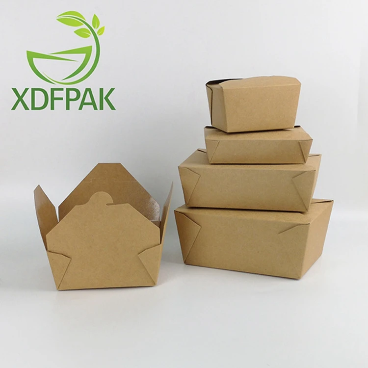 Biodegradable Cardboard Hot Food Delivery Packaging Box Biodegradable ...