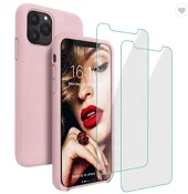 Transparent TPU + PC Hybrid Raised Screen Edge Armor Shockproof Case for iPhone Xs