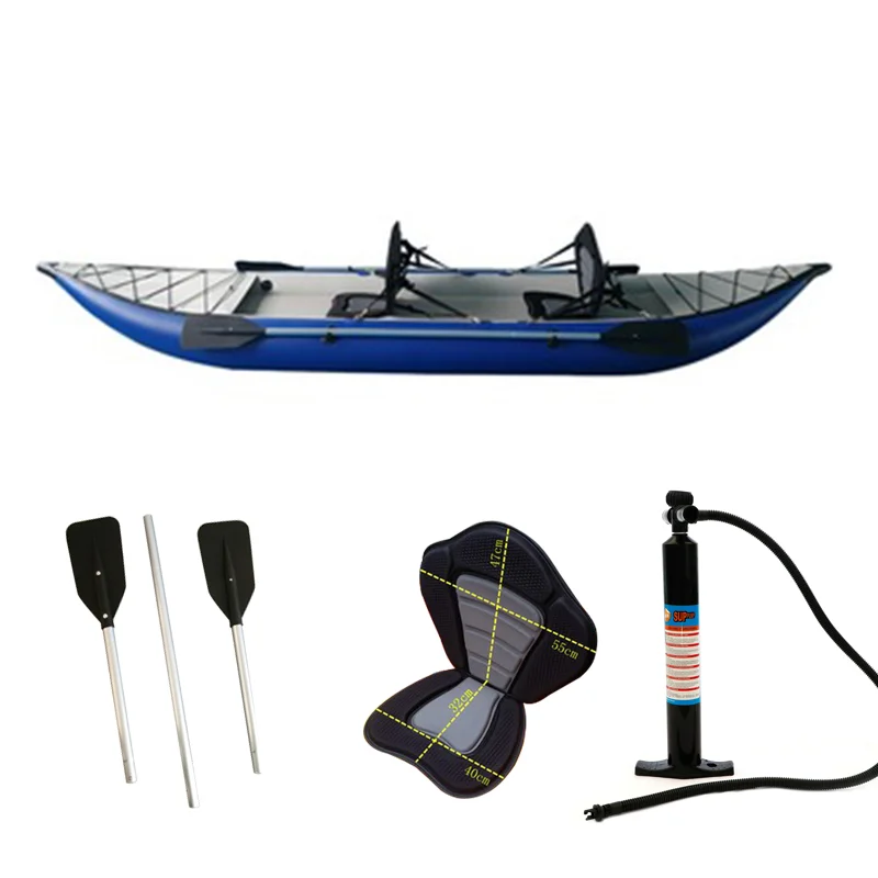 Wholesale Pvc Pontoon Kayak 2 Persons Inflatable Fishing Boat Buy Sit
