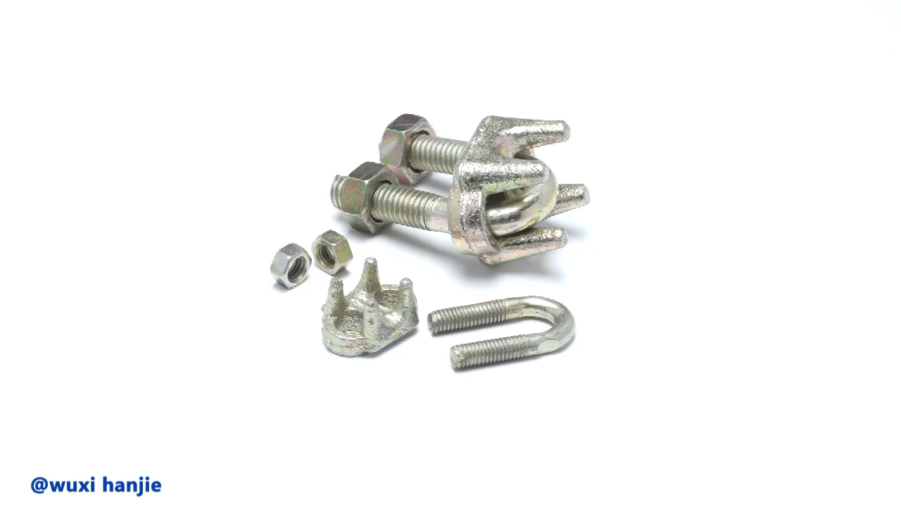 Wire Rope Clip M3 Cable Clamps (12 PCS) 304 Stainless Steel Cable Clip With Locknut, U Bolt Saddle Wire Rope Clamp For 3mm Rigging Rope Garden - View #8