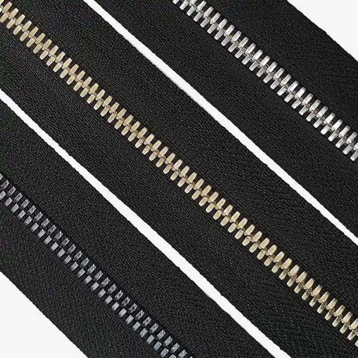 High Quality Riri Zipper Y Teeth Zips 3 5 8 Aluminium Y Teeth Metal