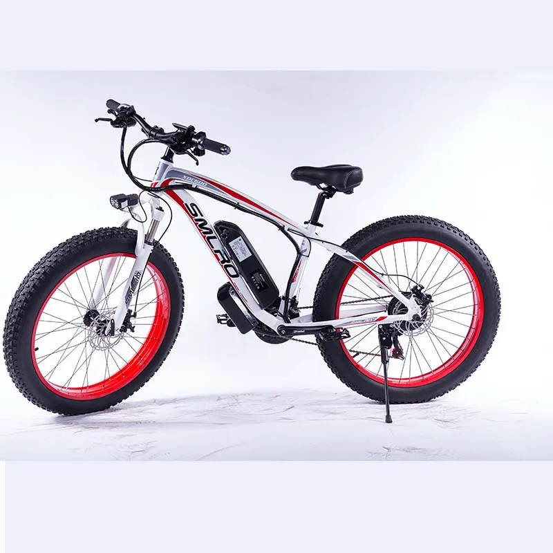 electric bike 26 inch 48v 1000w fat tire mountain snow ebike folding electric bicycle