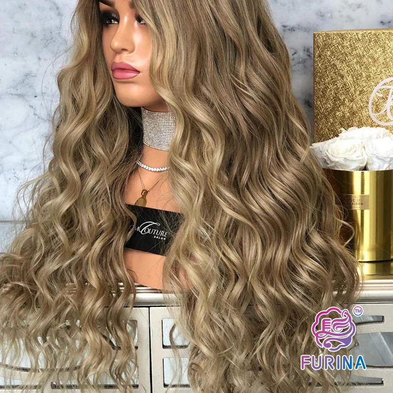 champagne blonde wig