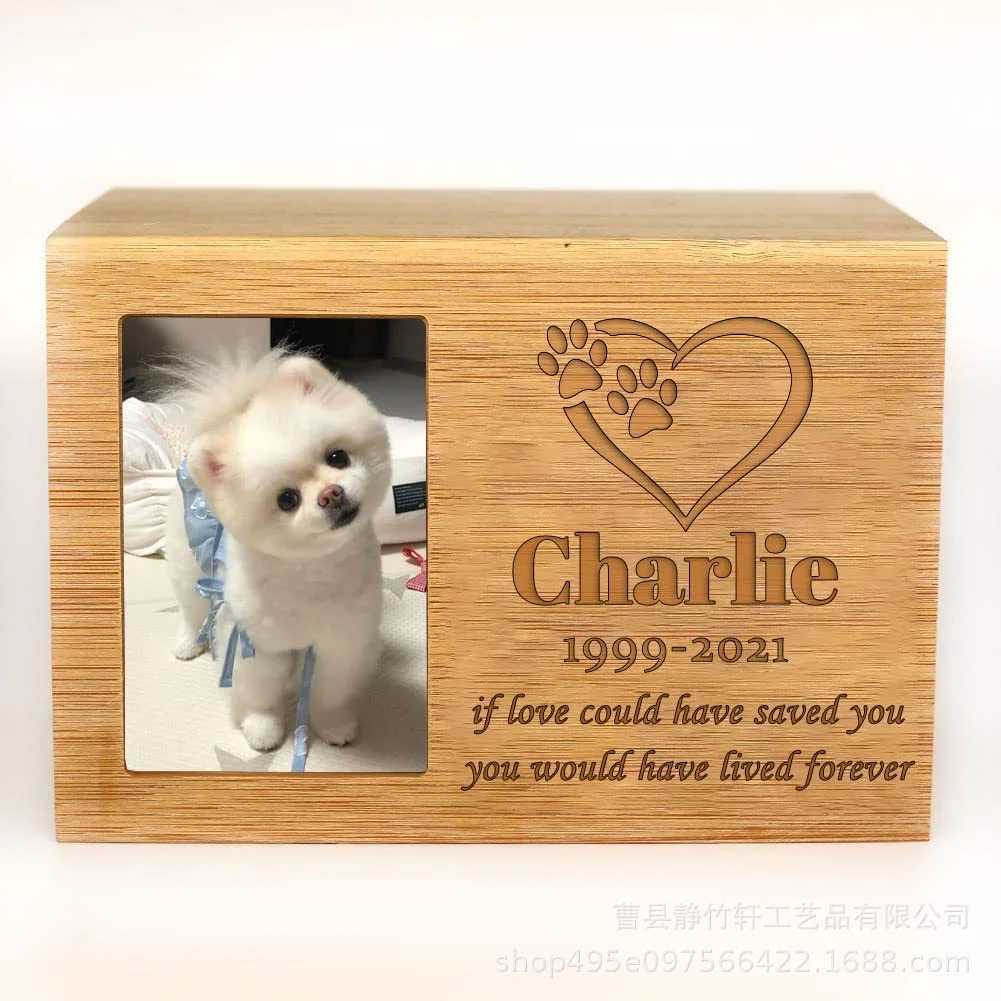 Unique Cheap Dog Cat Pet Casket Animal Coffin Box Wooden Pet Cremation