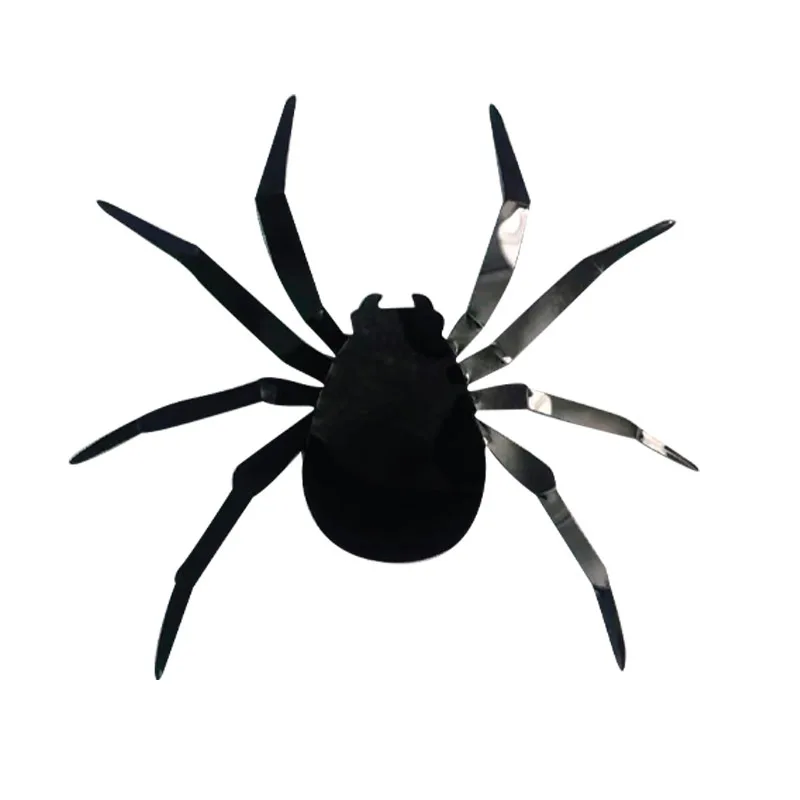 3d Spiders Window Wall Sticker Realistic Pvc Scary Decal Wall Stickers For Home Decor Buy 6936