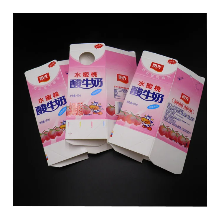500ml 1000ml Paper Cardboard Bottle Carton Milk/juice Packaging Box ...