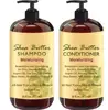 Newest Sulfate Free Shea Butter Shampoo And Conditioner Gift Set For Moisturizing & Nourishing
