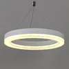European home 15W modern dinning room glass acrylic bowl bottle ufo round circle ring shape pendant lamp / lights chandelier