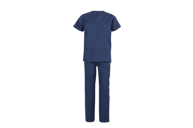 Made In Myanmar Cheap Navy Blue Scrubs Custom Suit With Designs For ...