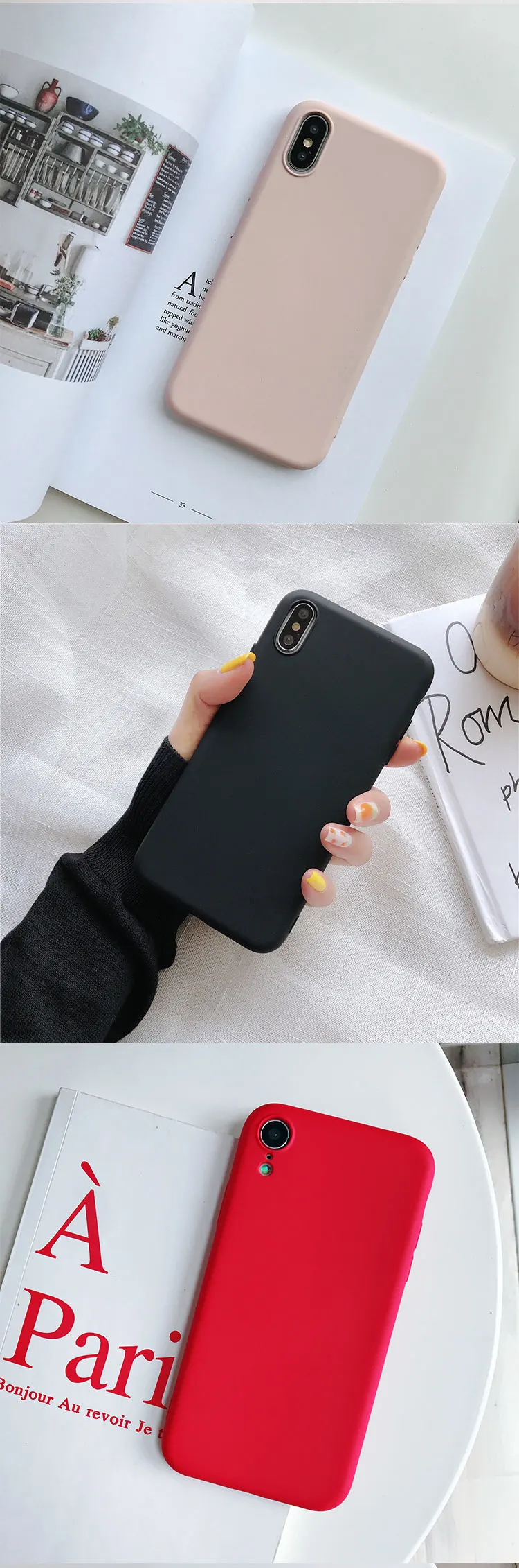 Tschick Soft Liquid Silicone Case For Iphone 11 Pro Max 8 Plus