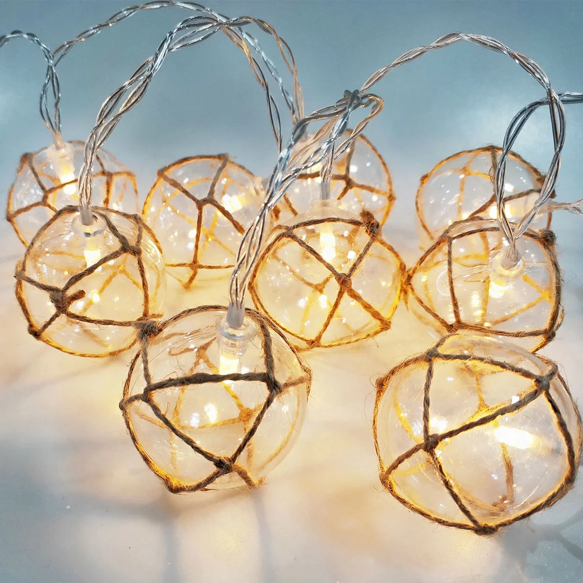 Bolylight Hot Sale In Amazon Ball  With Rope Outdoor Led Christmas String Lights