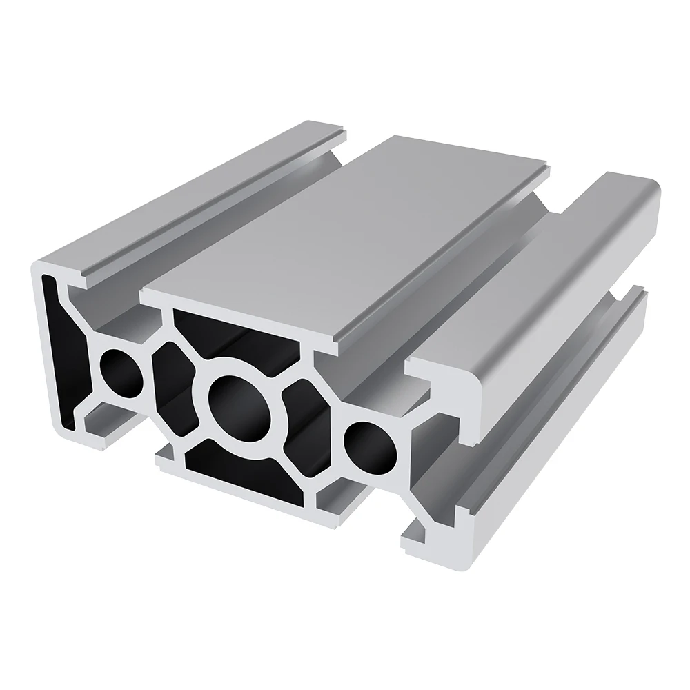 2047 EN DIY Furniture Custom Black Frame Aluminum Alloy Profile Square Tube Wardrobe Cabinet Aluminum Profiles factory