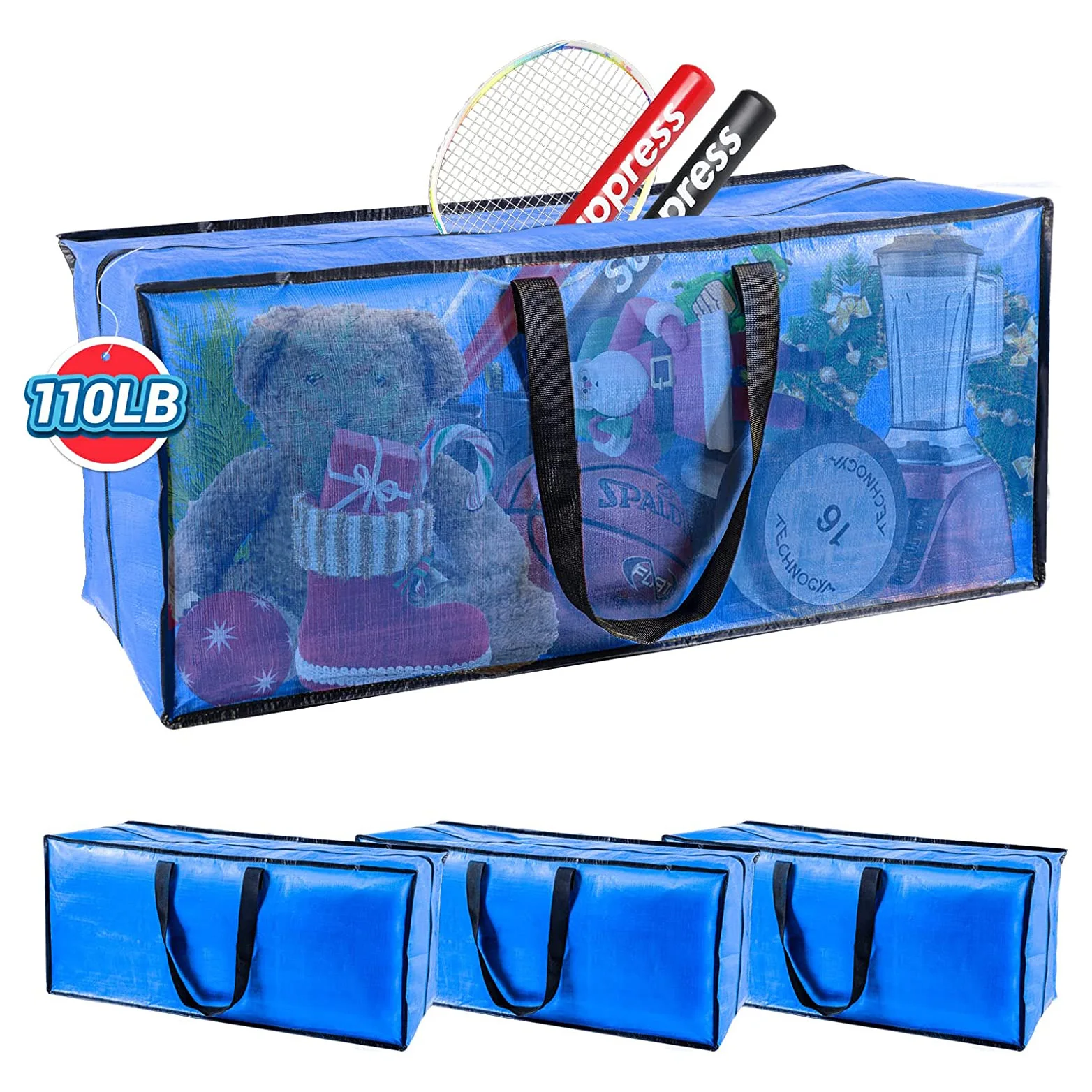 Promotional Heavy Duty Extra Large Storage Tote Pe Bag For Moving With