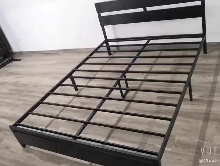 Cheap Twin Double Queen King Size Steel Slat Folding Bed Folding Bed
