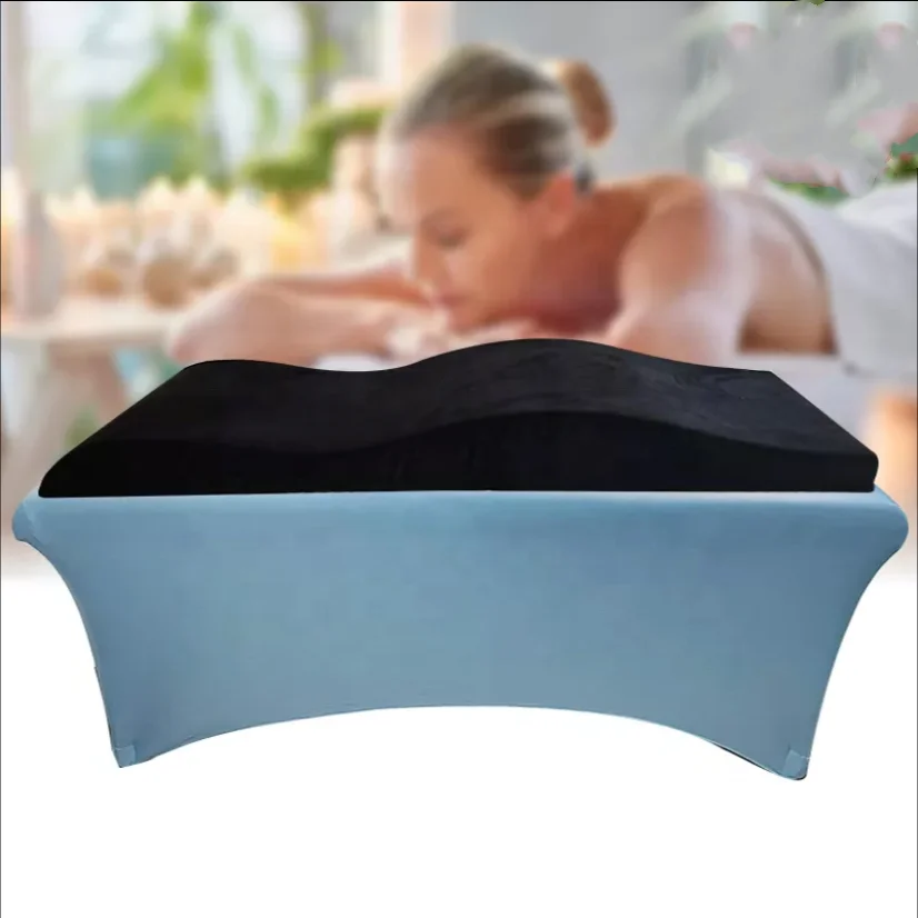 New Design Eyelash Extension Bed Mattress Memory Foam Curved Mattress
