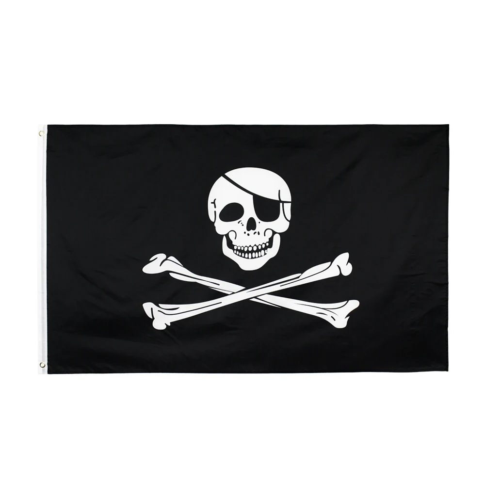 Wholesale Stock 3x5fts Luar Tahan Lama Dicetak Polyester Bendera Bajak Laut Jolly Roger Buy Polyester Bendera Bajak Laut Bajak Laut Jolly Roger Bendera Bendera Bajak Laut Product On Alibaba Com