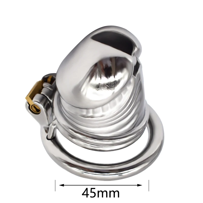 Frrk 51head Stainless Steel Dildos Male Chastity Device Cage Sm For Men Lock Cock Spermary Rings 6066