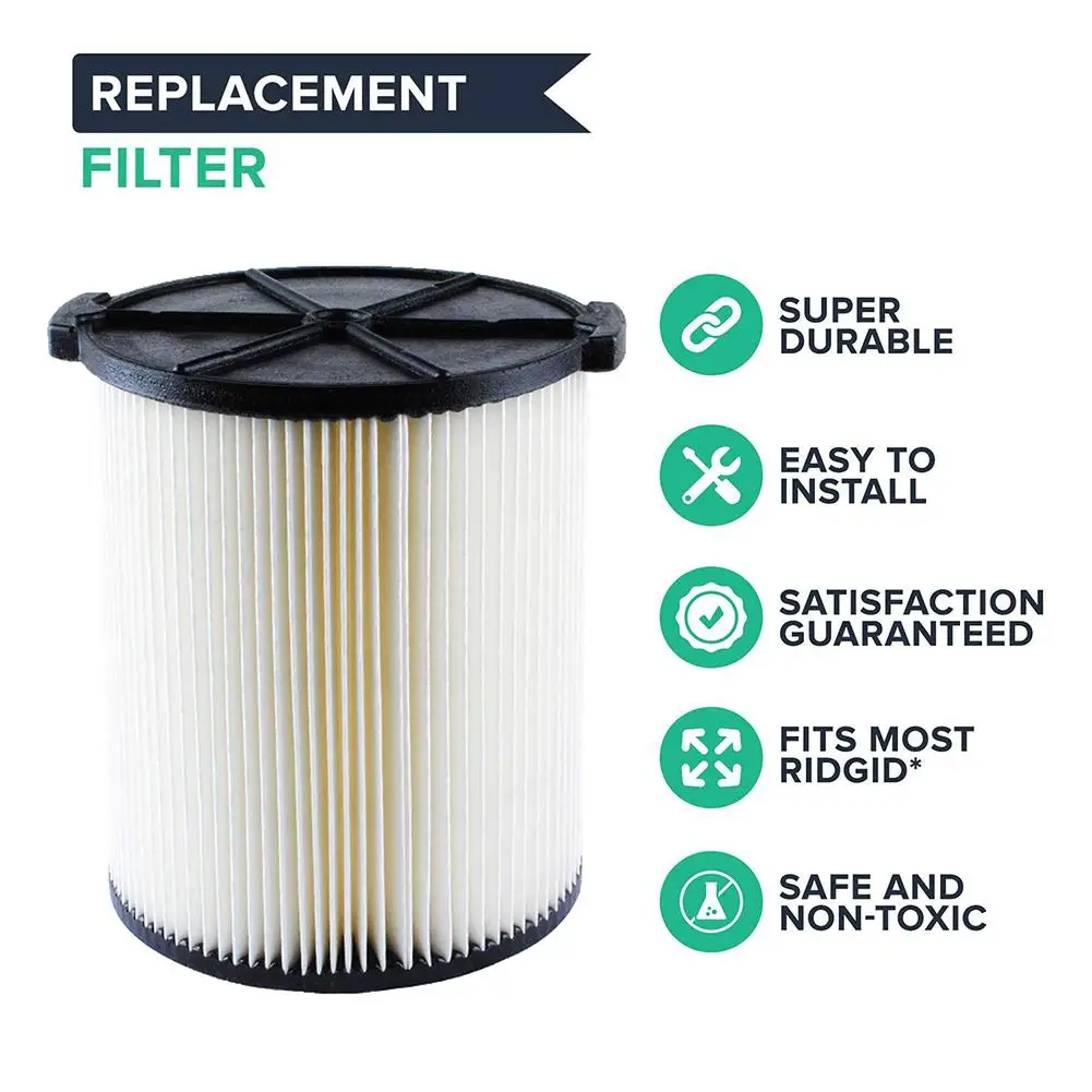 Replacement Ridgid Vf4000 Filter 1 Layer Wet Dry 520 Gal & 69 Gal