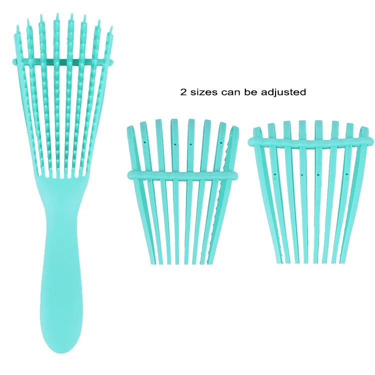 Wholesale Afro Texture Detangling Hair Brush For Natural Hair Plastic