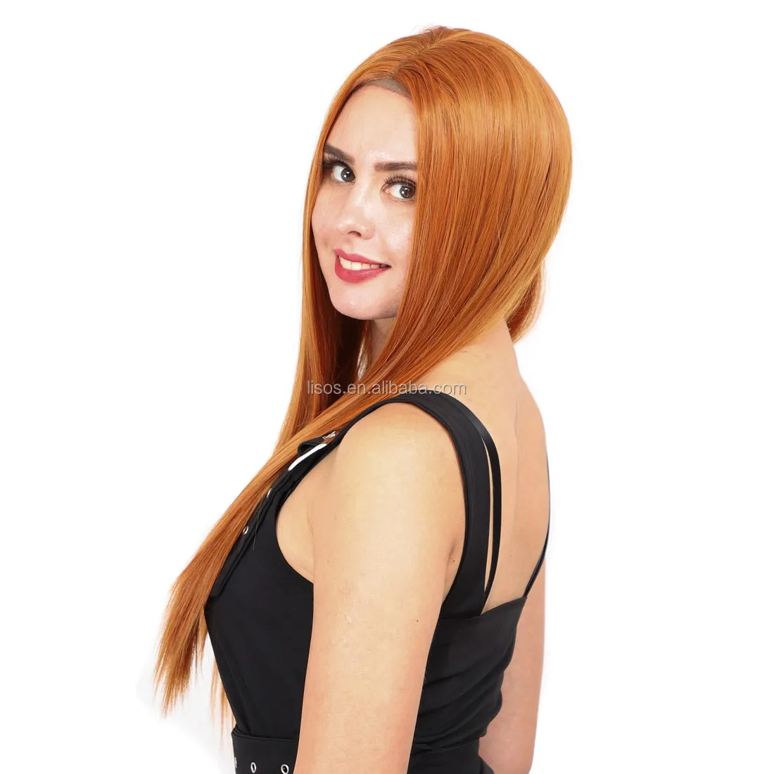 150% 180% density hd ginger full lace human hair wigs for black
