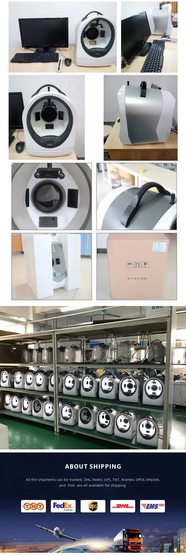 Magic mirror skin spot pigment analyzer professional beauty personal skin care products device machine equipment
