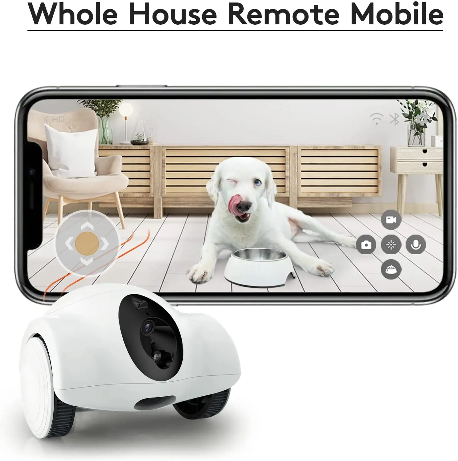 New Pet Toys cam Robot Full Hd 1080p Smart Pet Toys Robot With Dog