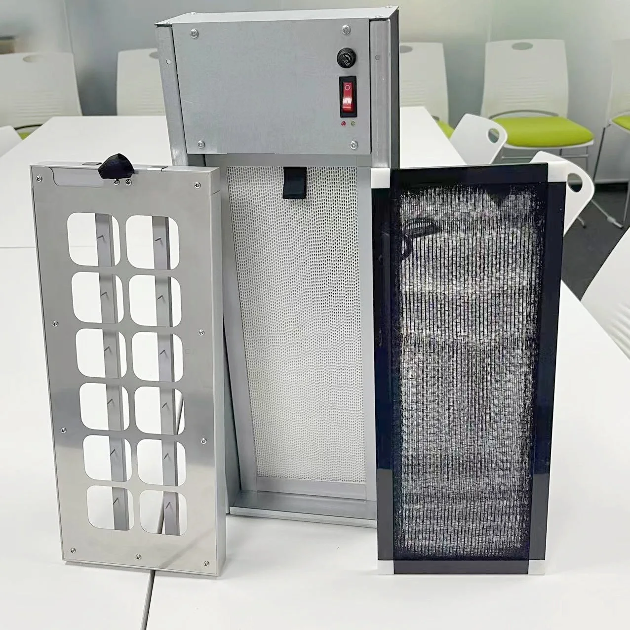 Electronic Air Dust Purifier, Stainless steel - detail 4