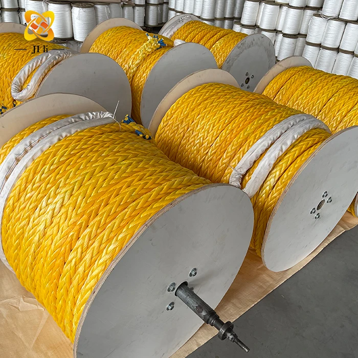 12 Strand Uhmwpe Rope Line Mooring Spectra Rope Pulling Rope For Marine