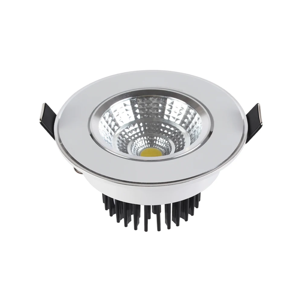 Nexleds ECO 5w white silver color hight quality ceiling recessed led cob downlight