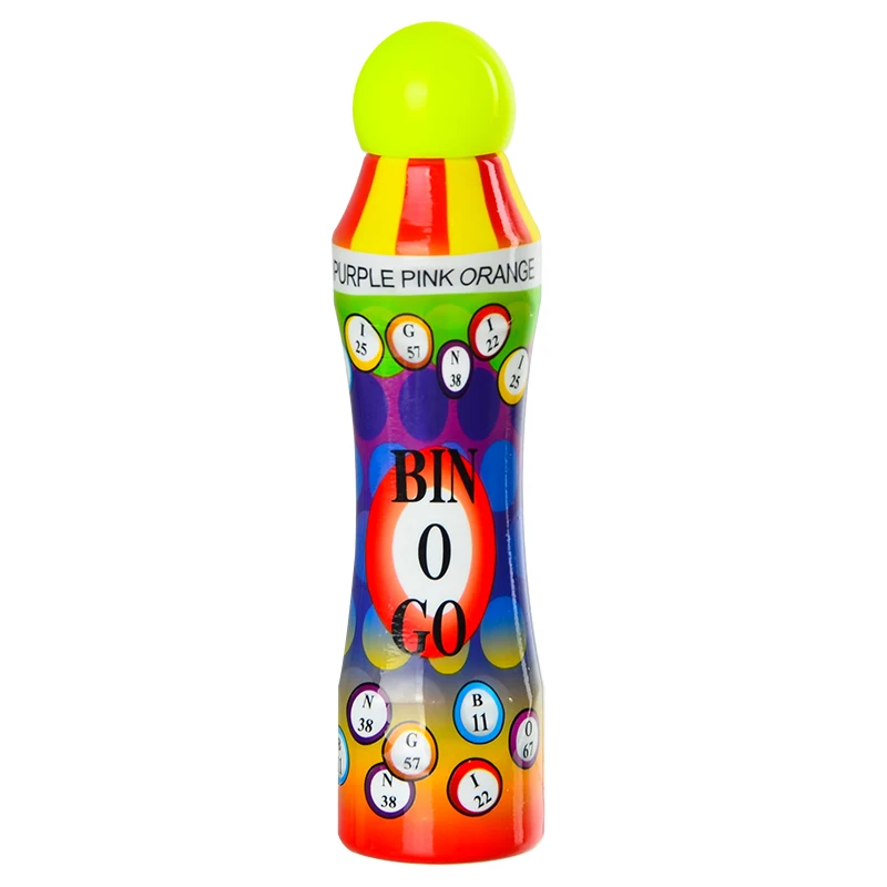 Colorful Bingo Dauber Markers,1.5oz Ink Sponge Top Bottle With 18mm Nib