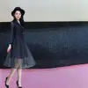 Goods in stock wholesale polyester flash of light crystal satin fabric fashion women's wear dress wedding dress full dress skirt
