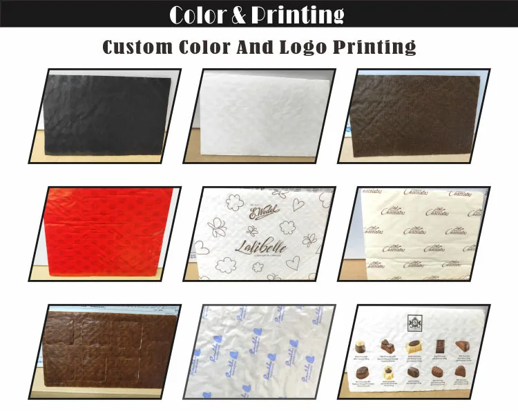 Custom 7ply Chocolate Cushion Pads For Chocolate Box Candy Pads