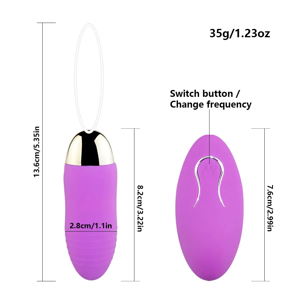 Usb Rechargeable Vibrating Love Eggs Vaginal Clitoris Stimulator Remote