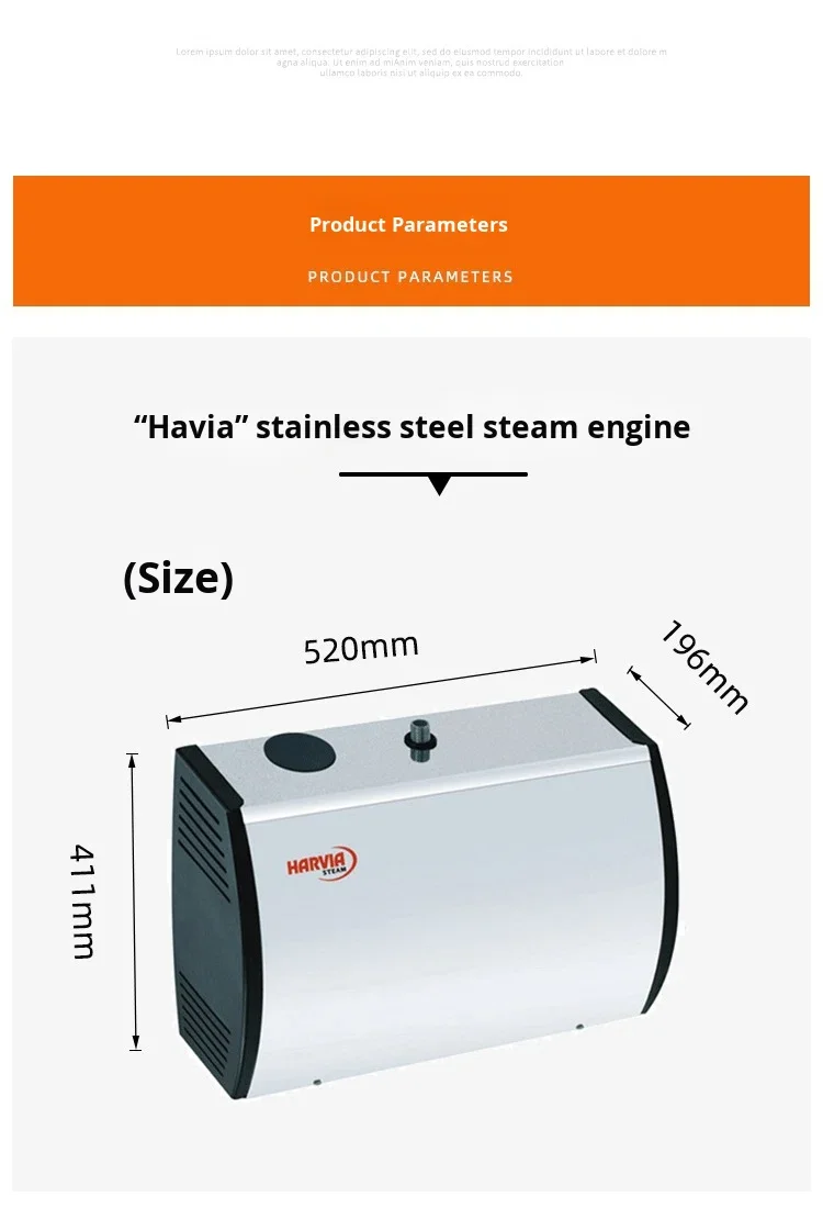 Steam Generator, HARVIA, Stainless, Steel - detail 12