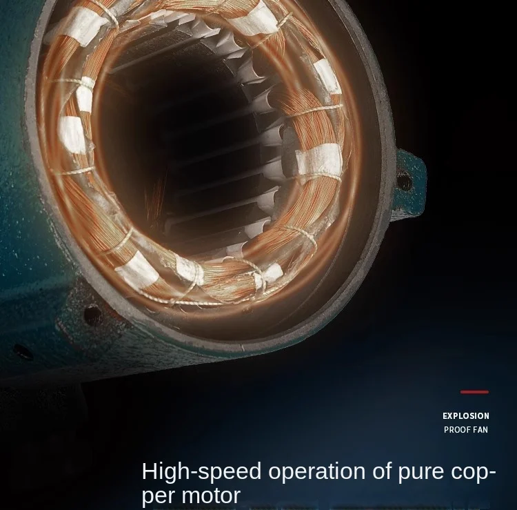 Powerful Explosion-proof Industrial Fan, 380V/220V, 16A - detail 16