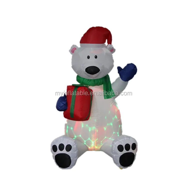 inflatable christmas bear