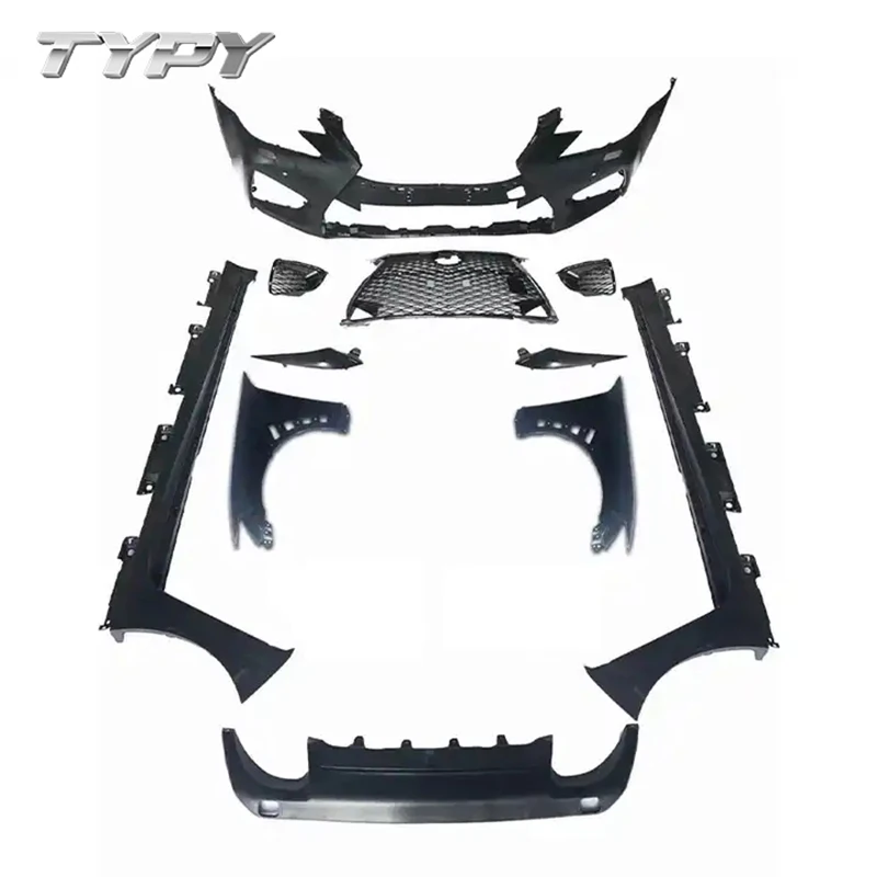 Car Body Kit Modified Front Bumper Grille Side Skirt Diffuser Body Kits