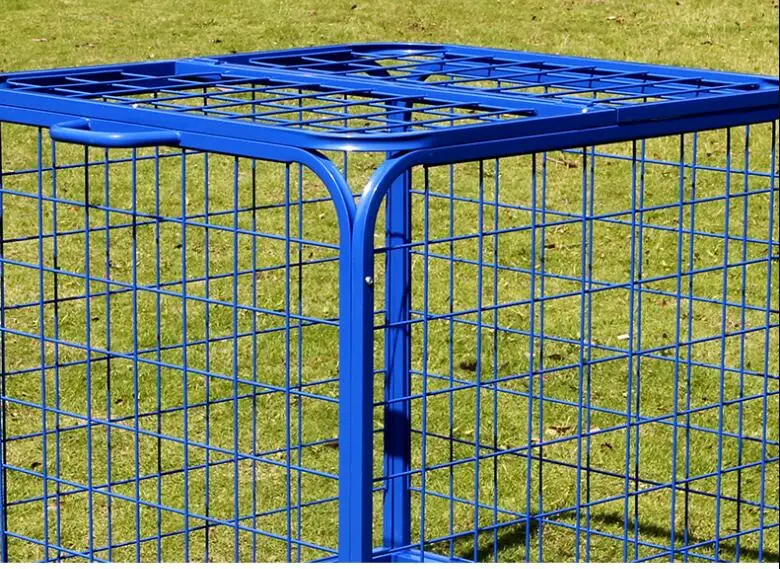 Small size Foldable Movable basketball and soccer ball cart with a wheel