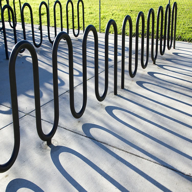 Powder Coated Galvanized Steel Bike Rack